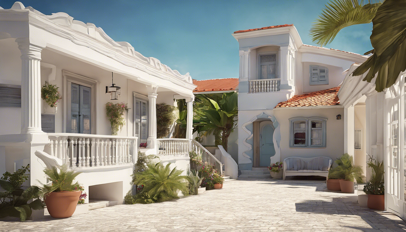 découvrez les différents styles architecturaux des maisons à saint martin et plongez dans l'histoire de l'architecture locale de l'île.