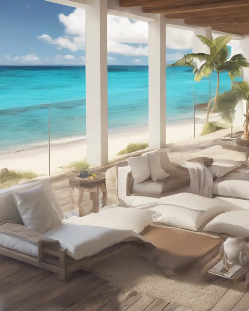 Les offres disponibles de biens immobiliers avec accès direct à la plage à Saint Martin : Pieds dans le sable