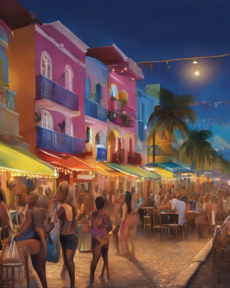 Les quartiers animés de Saint Martin : comparaison des lieux de vie nocturne